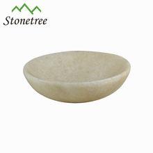 Hot Sale New Wholesale White Natural Stone Oval Dish Marble Bowl